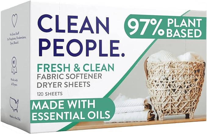 The Clean People Fabric Softener Sheets by CleanPeople