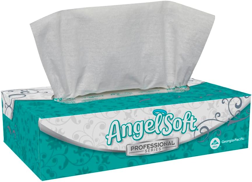 Georgia Pacific Professional 48580 Premium Facial Tissues, 100/flat Box, 30 B...