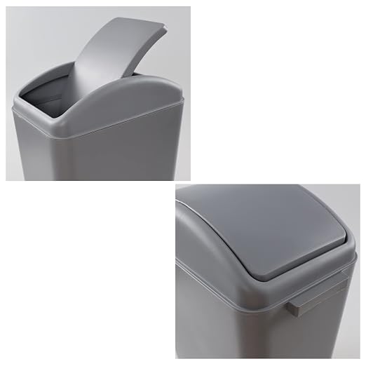 3 Pack 4.5 Gallon Plastic Garbage Can - Image 4