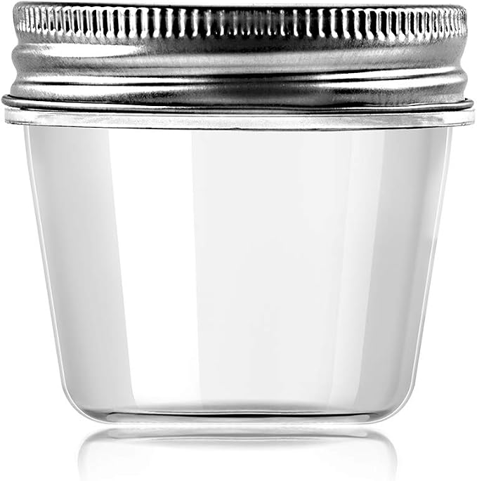 novelinks 4 oz Clear Plastic Jars - Image 2