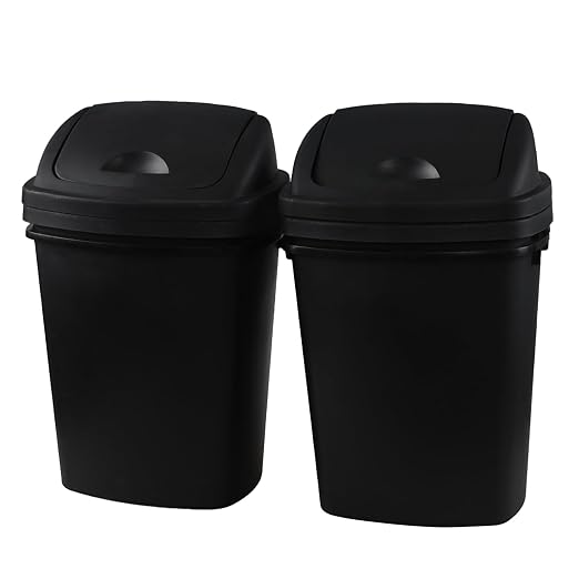6 Gallon Plastic Garbage Cans by Drephia