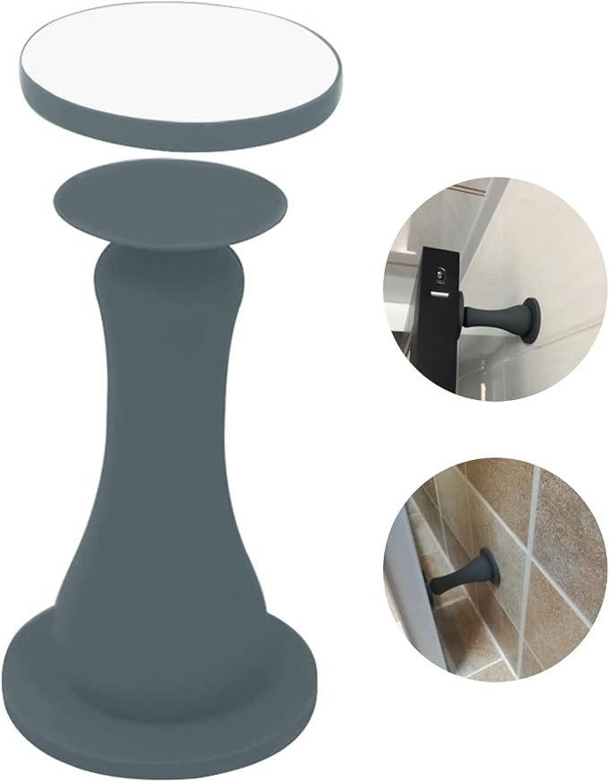 Door Stop, Silicone Magnetic Door Stop Holder Wall Mount Damage-Free by ZCGEL