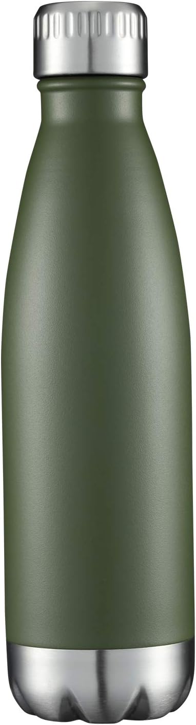 HASLE OUTFITTERS 17oz Stainless Steel Water Bottles, Vacuum Insulated Double by HASLEOUTFITTERS