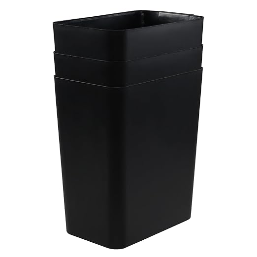 Xyskin 4.5 Gallon Plastic Garbage Bin, Deskside Wastebasket, Waste Can - Image 4
