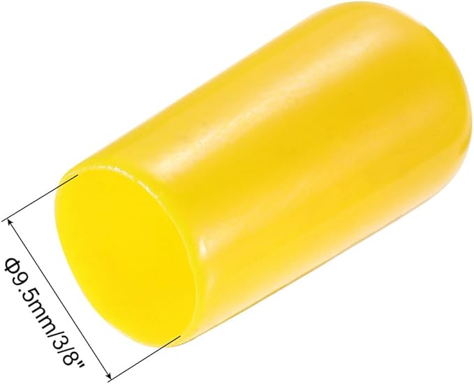 uxcell 20pcs Rubber End Caps 9.5mm ID Vinyl PVC Round Tube Bolt Cap Cover Screw - Image 3
