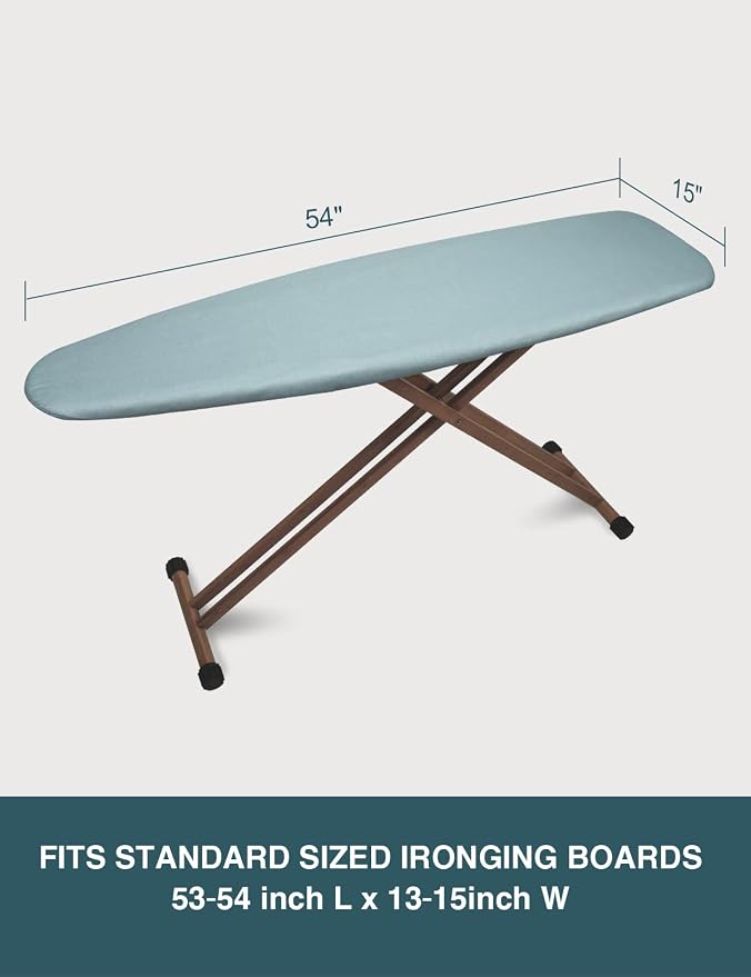 Ironing Board Cover and Pad, Resist Scorching and Staining, 15x54 Reflective - Image 6