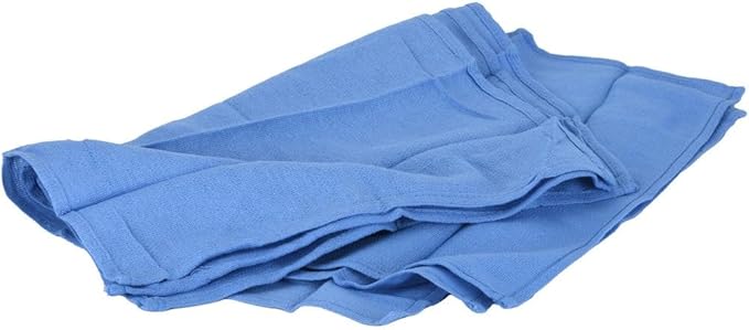 PRO SOURCE 5 Lb Box Virgin Surgical Lint-Free Blue Cotton Huck Towels: 16" x 25" - Image 6