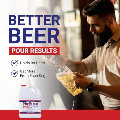 Nu-Foam Liquid Detergent for Bar Glassware – Original Streak-Free Solution - Image 7