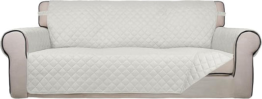 PureFit Reversible Quilted Sofa Cover, Water Resistant Slipcover Furniture by PureFit