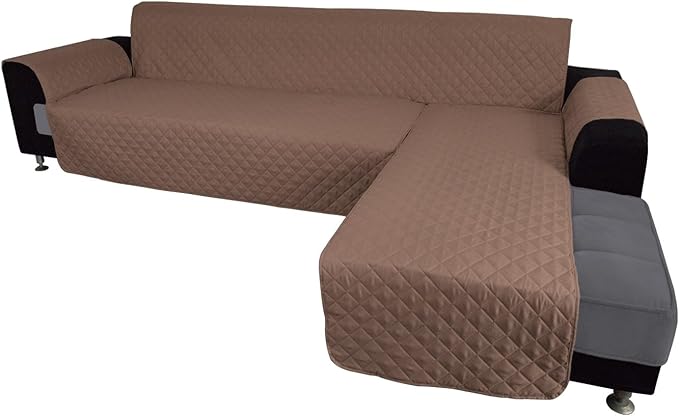 Easy-Going Sofa Slipcover L Shape Sofa Cover Sectional Couch Cover Chaise Slip by Easy-Going