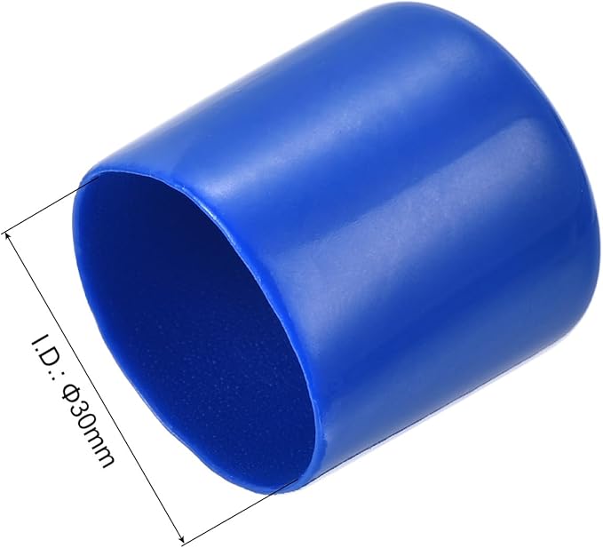 uxcell 20pcs Rubber End Caps 30mm ID Vinyl PVC Round Tube Bolt Cap Cover Screw - Image 3