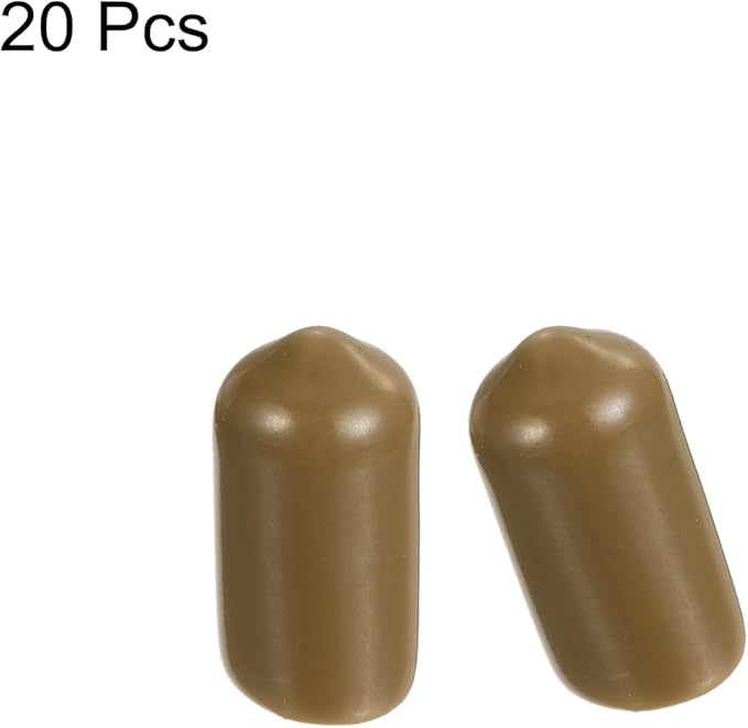 uxcell 20pcs Rubber End Caps 8mm ID Vinyl PVC Round Tube Bolt Cap Cover Screw - Image 2