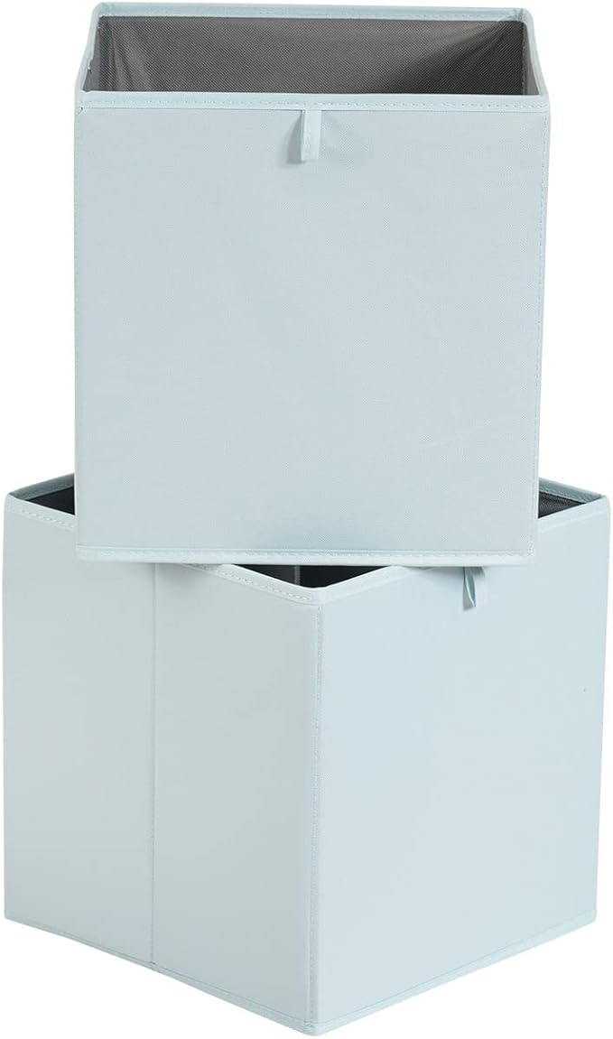 Amazon Basics Cube Organizer Bins, Collapsible Storage Baskets - Image 2