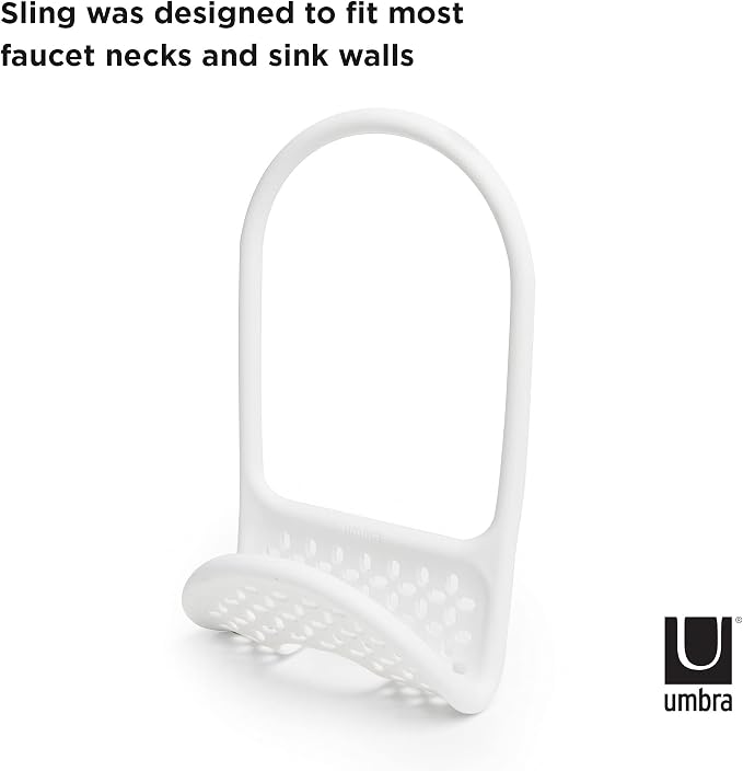 Umbra Sling Flexible Sink Caddy, Non-Slip – Holds Sponge, Scrubbing Brush or - Image 7