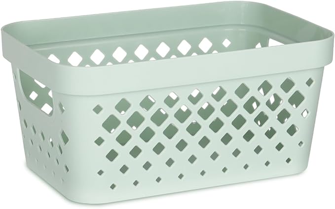 Glad Plastic Baskets for Organizing, Linen Closet, and Bathroom | Nesting Shelf - Image 2
