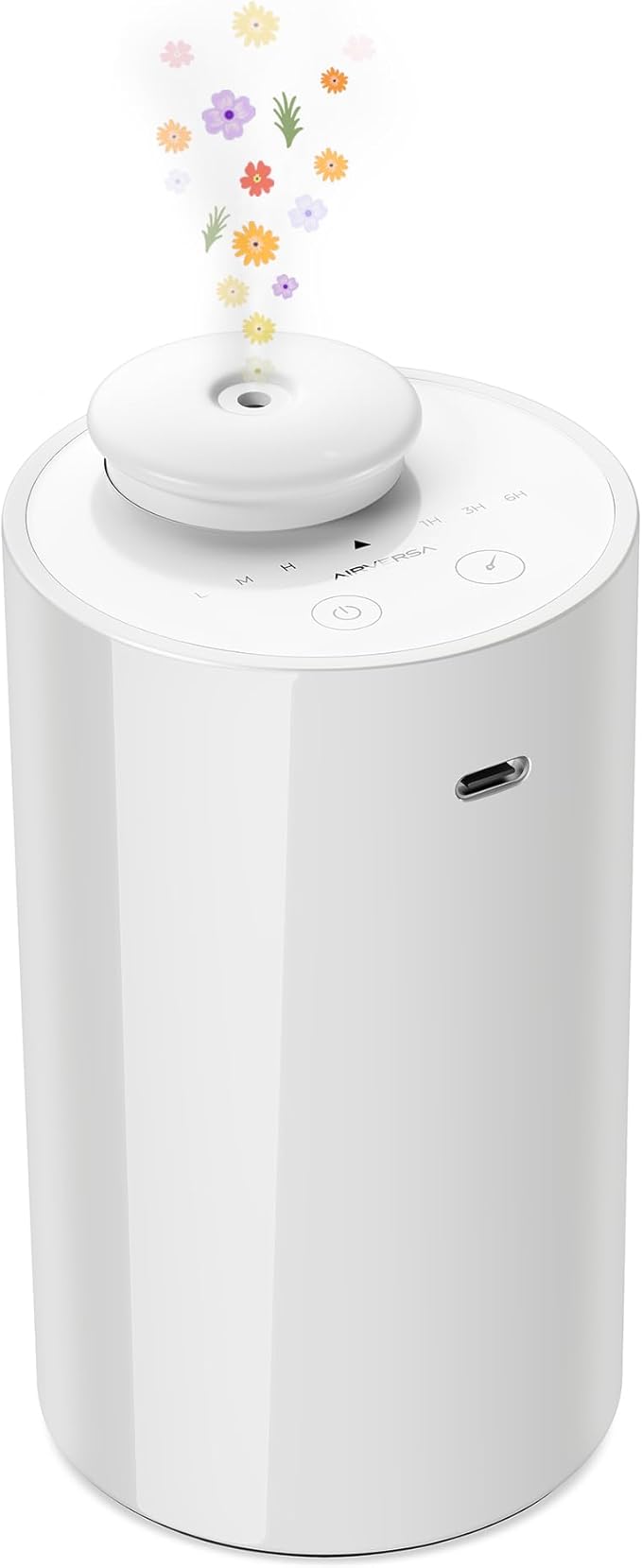 Waterless Diffuser for Essential Oil, Battery Operated Nebulizer, 0.7 Fl.Oz./ by Airversa
