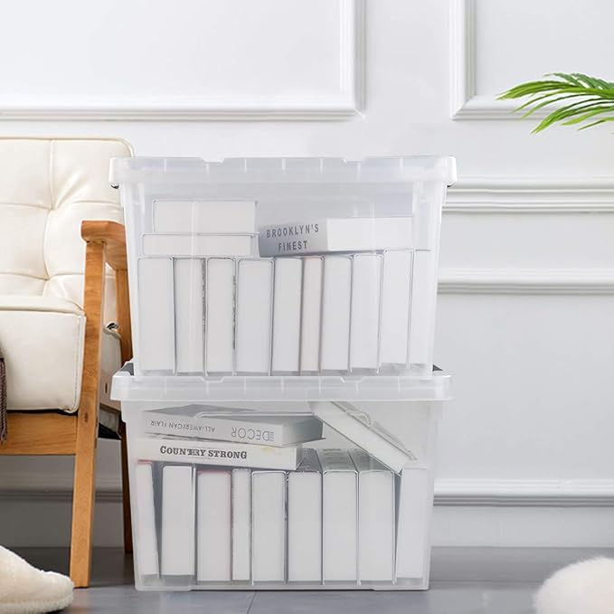 Pekky 50 Quart Clear Storage Containers/Bins - Image 3