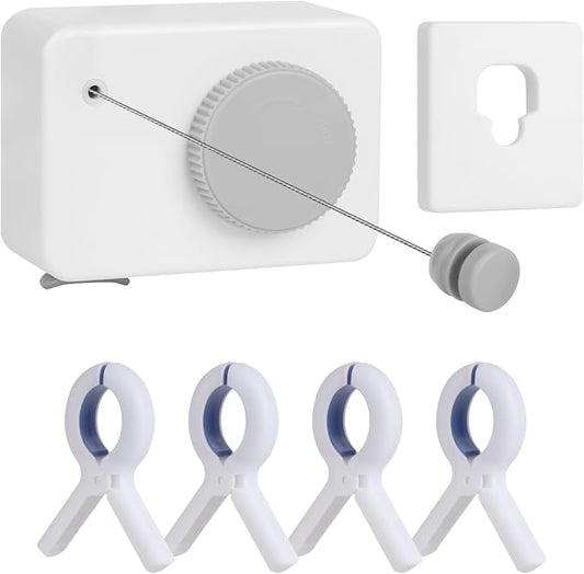 Retractable Clothesline Indoor/Outdoor, Anti-Sag by Unknown