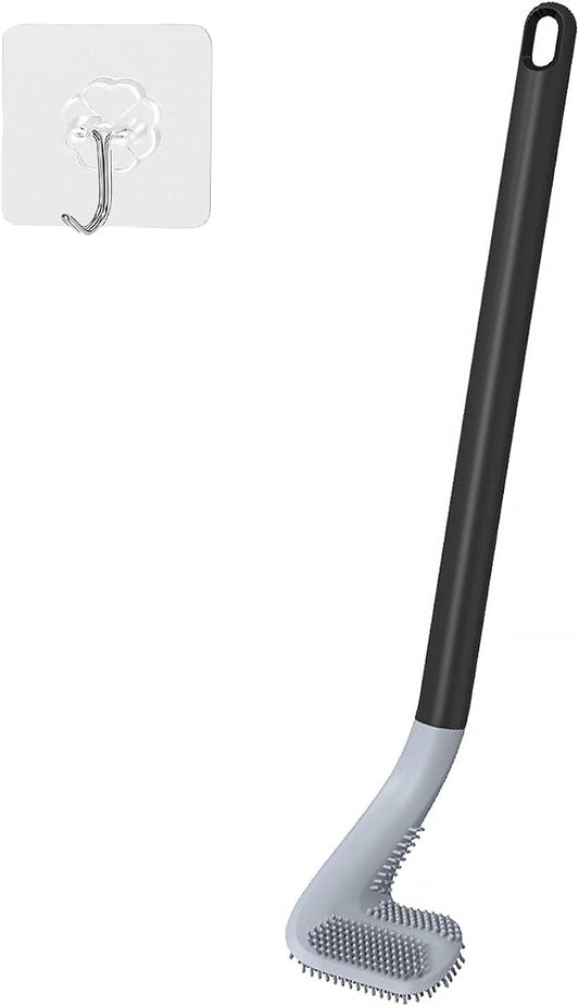 Golf Toilet Brush, Toilet Cleaning Brush, Flexible Bendable Silicone Long by Kucucyle