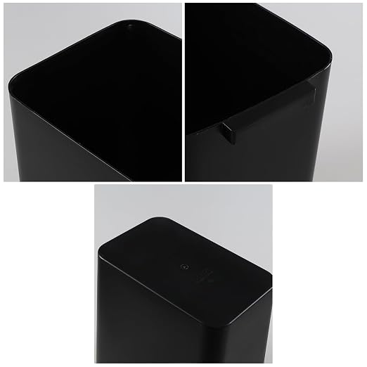 Xyskin 4.5 Gallon Plastic Garbage Bin, Deskside Wastebasket, Waste Can - Image 3