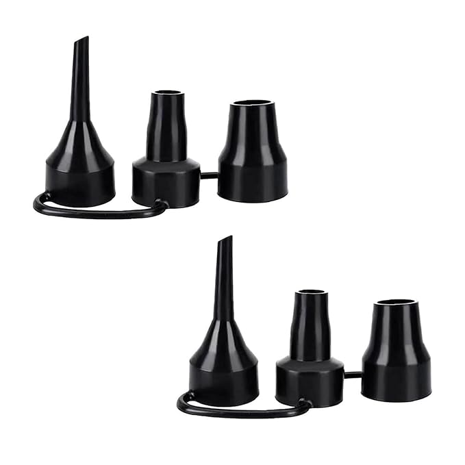 2pcs 3 Sizes Inflatable Pump Nozzles Head, Air Pump Replacement Nozzles by Rosojodg