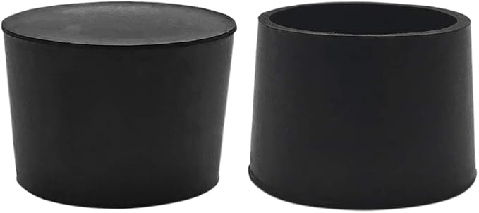 Flyshop 4 Pieces 40mm Rubber Chair Leg Caps Round, Non-Slip Protective Caps - Image 3