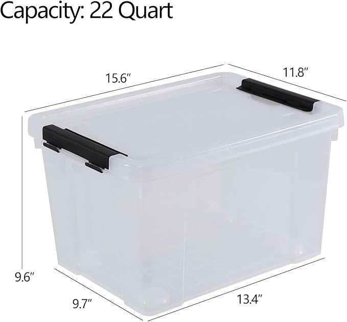 Ggbin 22 Quart Plastic Storage Box - Image 2