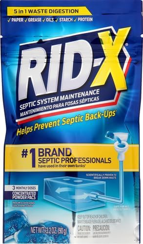 Rid-X Septic System Treatment, Septic Tank Treatment, 3-Monthly Supply Dual - Image 2