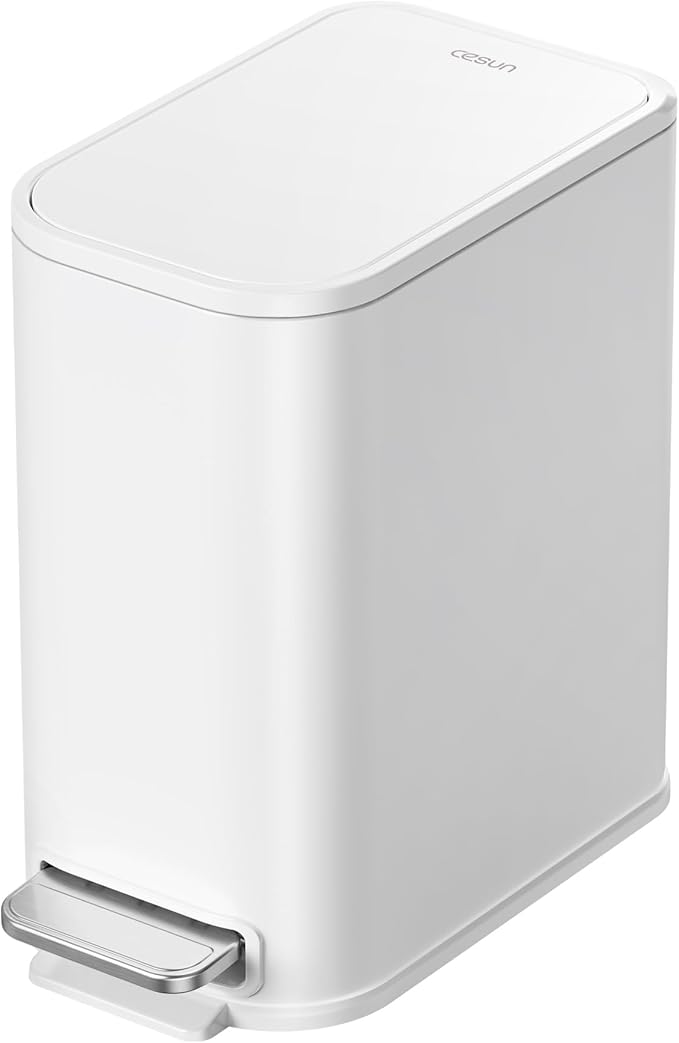 Cesun Small Bathroom Trash Can by Cesun