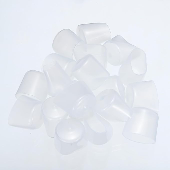 uxcell 20pcs Rubber End Caps 25mm ID Vinyl PVC Round Tube Bolt Cap Cover Screw - Image 4