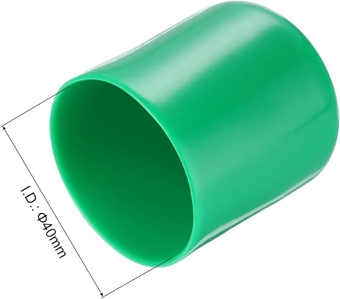 uxcell 20pcs Rubber End Caps 40mm ID Vinyl PVC Round Tube Bolt Cap Cover Screw - Image 3