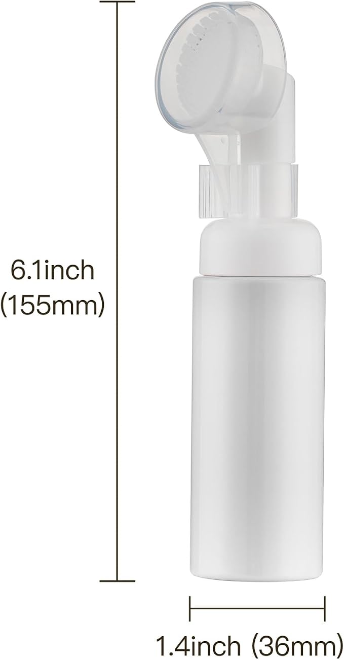 2 OZ Foam Bottle with Brush, Empty Foaming Dispensers to Travel - Image 6