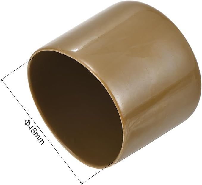 uxcell 20pcs Rubber End Caps 48mm ID Vinyl PVC Round Tube Bolt Cap Cover Screw - Image 3