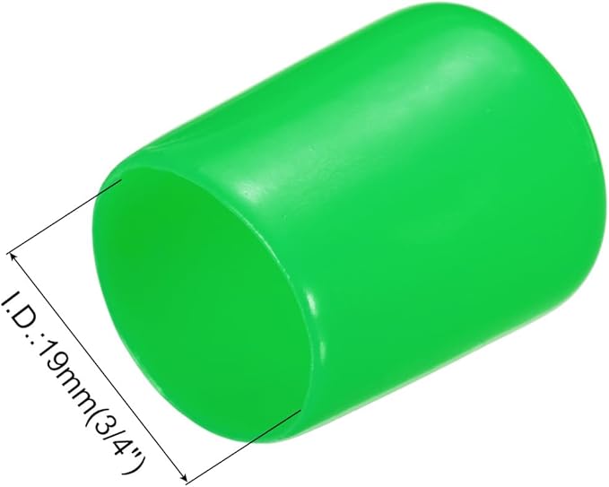 uxcell 20pcs Rubber End Caps 19mm ID Vinyl PVC Round Tube Bolt Cap Cover Screw - Image 3