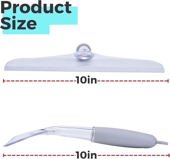 Shower Squeegee for Glass Door, 2 Pack - Image 3
