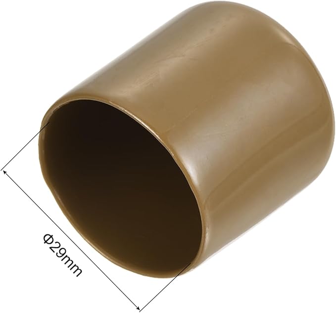uxcell 20pcs Rubber End Caps 29mm ID Vinyl PVC Round Tube Bolt Cap Cover Screw - Image 3