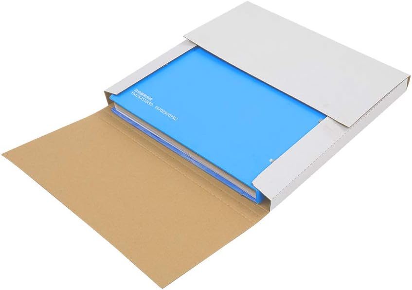 100 Packs White Vinyl Record LP Shipping Mailer Boxes, 12.5in*12.5in*1in Reco...