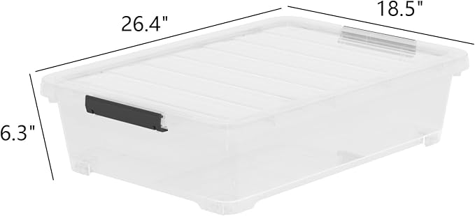 4 Packs Under Bed Storage Containers - Image 3