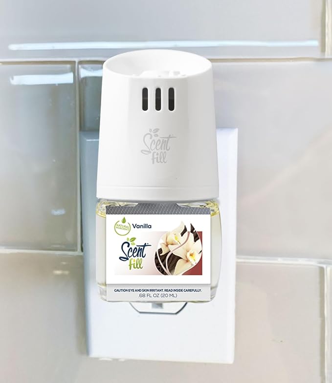 Scent Fill Vanilla Plug in Air Freshener, Scented Oil Refills, 2 Refills + - Image 2