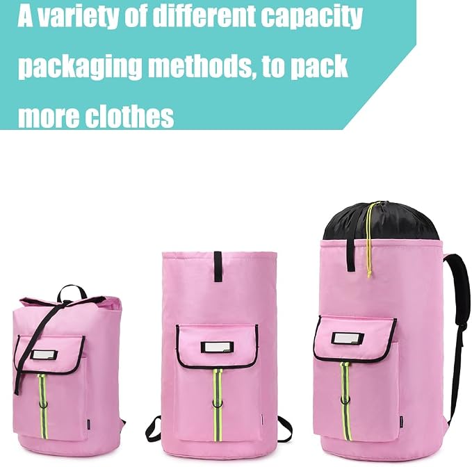laundry bag backpack, extra-large heavy duty laundry bags, laundry backpack - Image 4