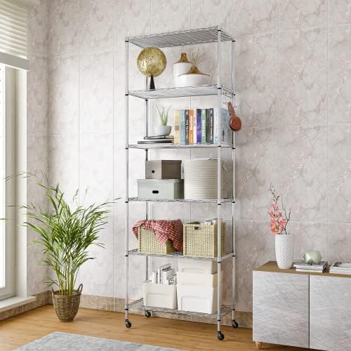 Himimi 6-Tier Wire Shelving Unit - Image 2