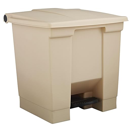 Rubbermaid Commercial Products Legacy Step-On Trash/Garbage Can/Bin, 8 Gallon by RubbermaidCommercialProducts
