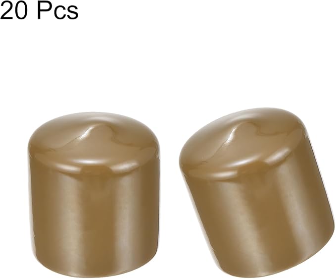 uxcell 20pcs Rubber End Caps 41mm ID Vinyl PVC Round Tube Bolt Cap Cover Screw - Image 2