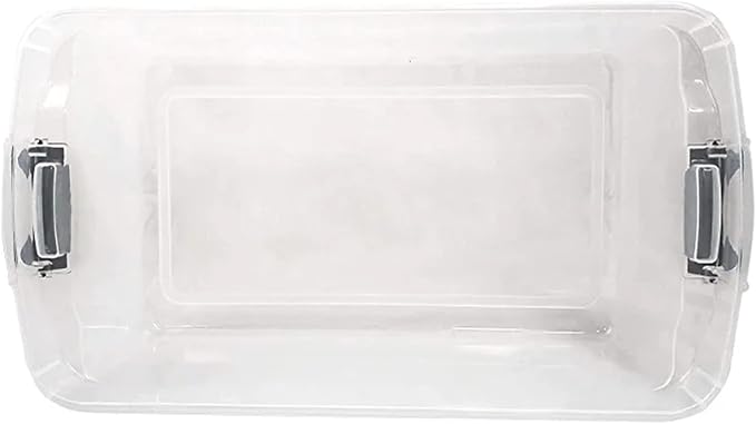 HOMZ 2-Pack Secure Latch, 64 Quart, and Office Organization