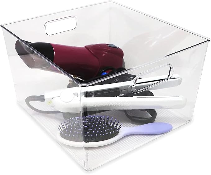 Isaac Jacobs 3-Pack XL Clear Storage Bins - Image 3