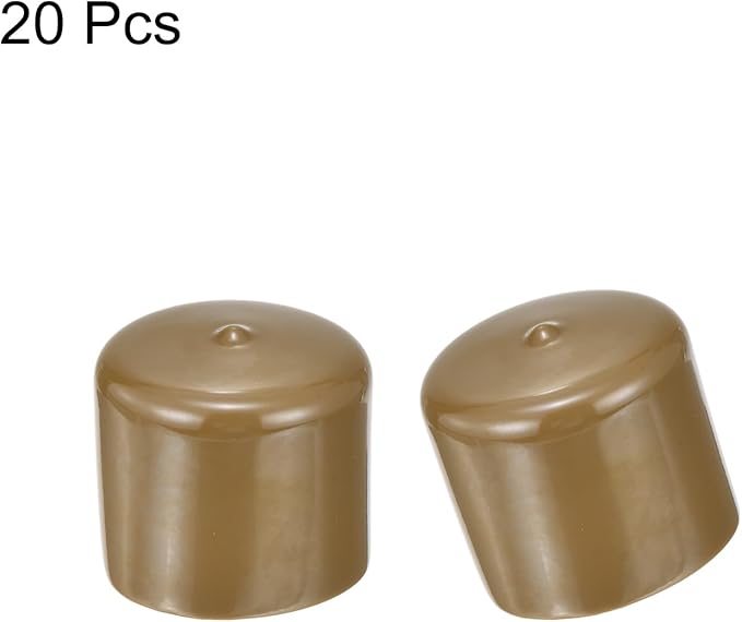 uxcell 20pcs Rubber End Caps 49mm ID Vinyl PVC Round Tube Bolt Cap Cover Screw - Image 2