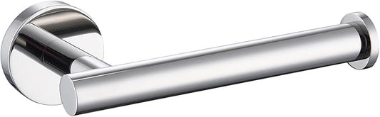 TASTOS Polished Chrome Toilet Paper Holder SUS304 Stainless Steel, Modern Round by TASTOS