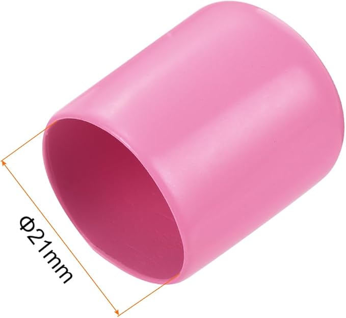 uxcell 20pcs Rubber End Caps 21mm ID Vinyl PVC Round Tube Bolt Cap Cover Screw - Image 3