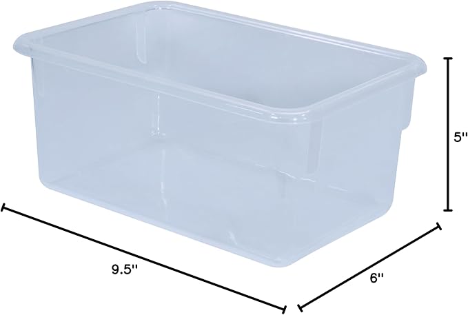 Wood Designs Cubby Storage Bin, Heavy Duty Plastic Containers - Image 7