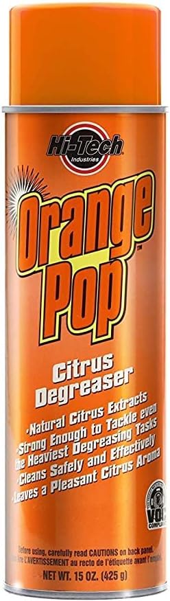 HI-TECH Orange Pop Foaming Citrus Cleaner Degreaser – Heavy Duty Multi-Surface by HI-TECH